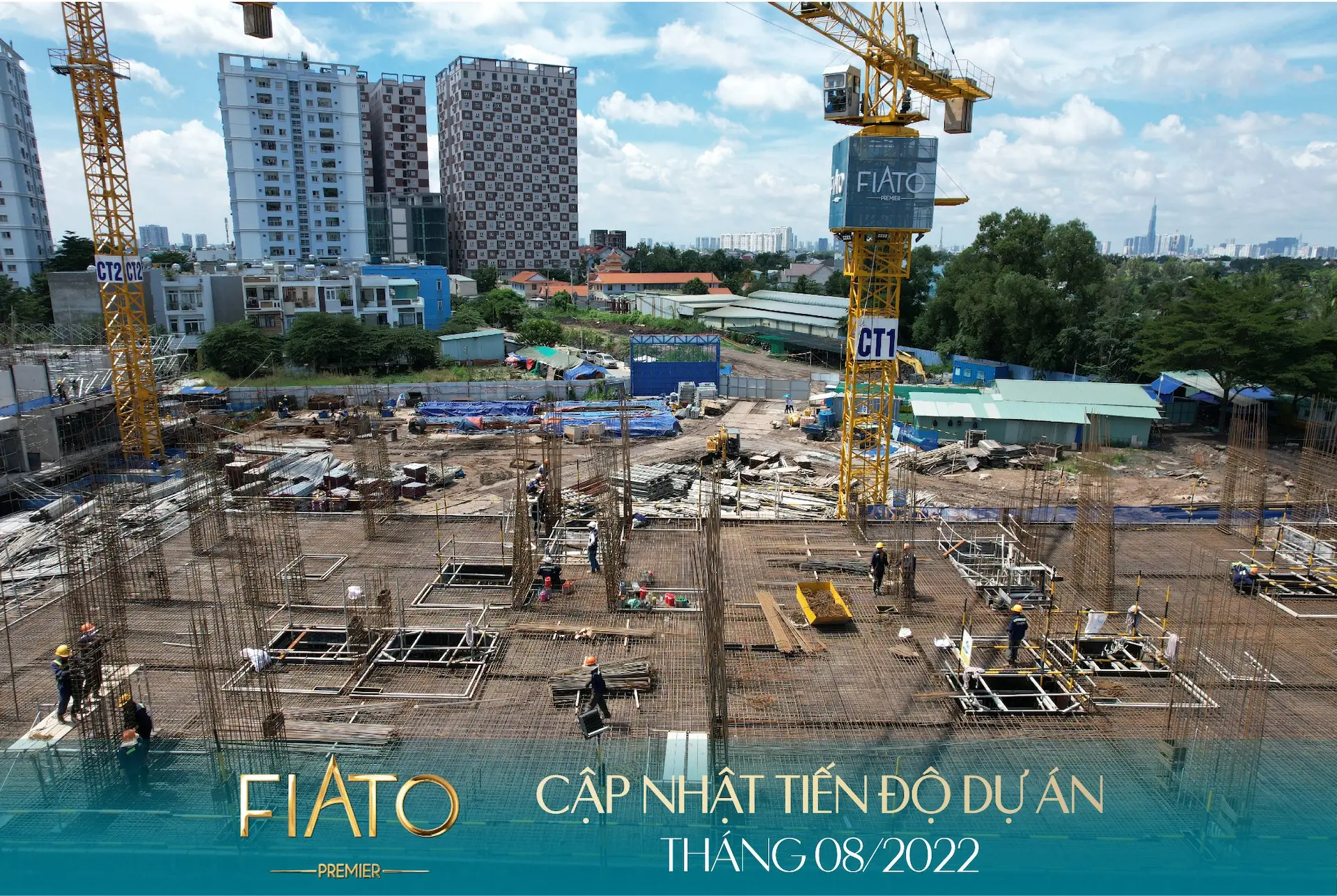 Tiến độ xây dựng Fiato Premier tháng 08/2022